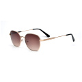 Classical Full Rim Round Shape Anti UV400 Handmade Metal Sunglasses